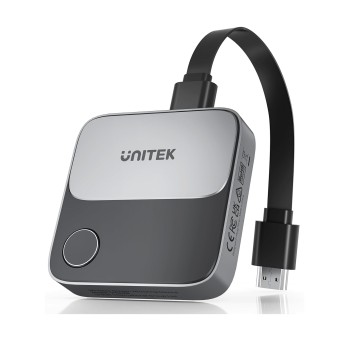 Unitek V1162 Wireless 4K Streaming from PC/Laptop & Smartphone to any HDMI Monitor, TV or Projector Up to 25m