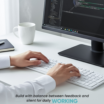 Alcatroz Keyboard & Mouse Wireless Xplorer AIR 3300 White
