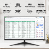 Armaggeddon Gaming Monitor 27'' Slim Frame FHD IPS 165Hz 1ms PXP27G Black