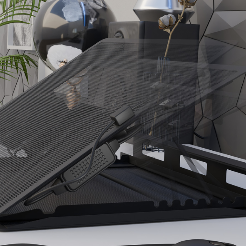 Natec Laptop Cooling Stand 12.1-17.3" with Adjsutable Fans TERN 2 PLUS