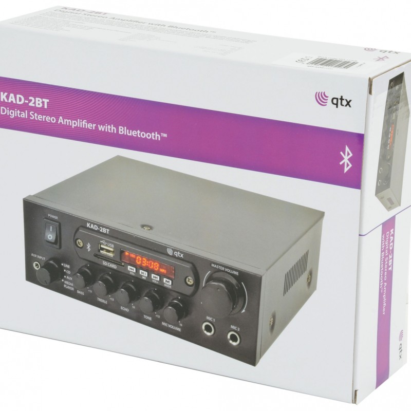 QTX KAD-2BT Amplifier USB/FM/BT 70W 103.122UK