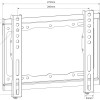 AV:link SF201 Fixed TV Wall Bracket 200x200 129.540UK