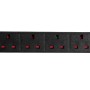 DigitMX NETPRO NP-CPDU7 1U 7-ways PDU 13A with Switch