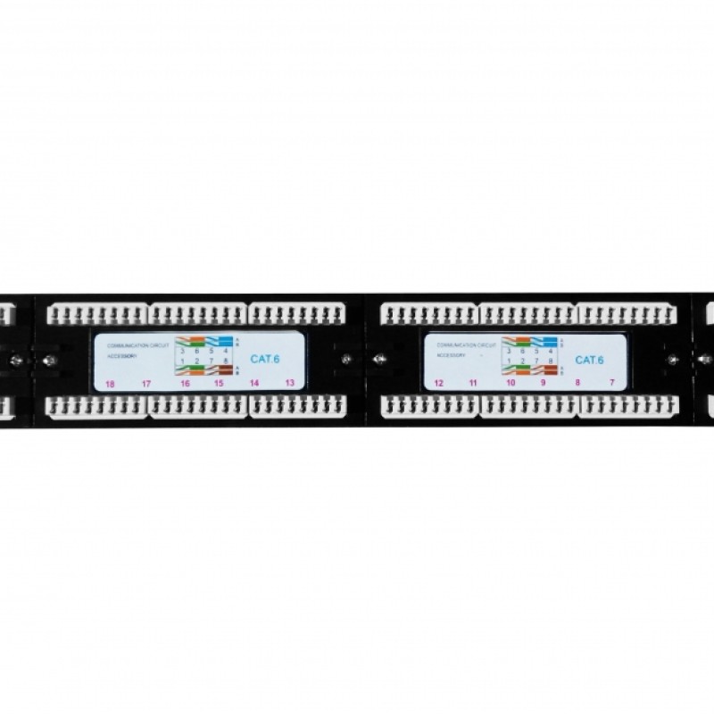 DigitMX NETPRO NP-CPP24C6 24Port CAT6 Patch Panel