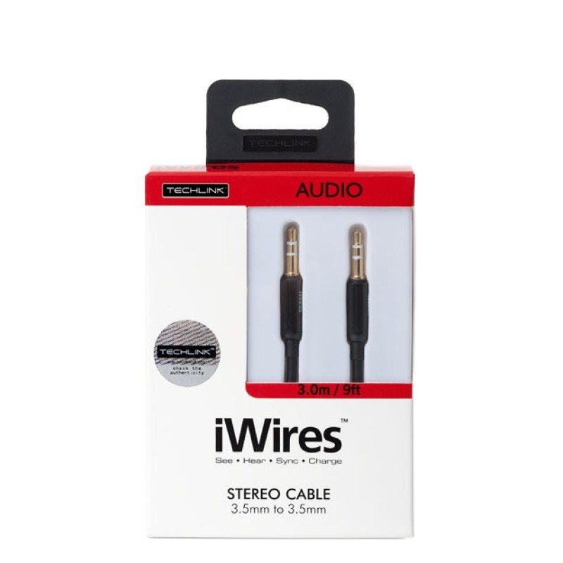 Techlink iWires 3.5mm to 3.5mm 3.0m 710263