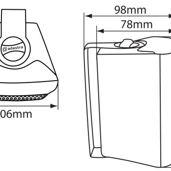 Adastra BC5V 5.25'' 30W Speakers Black 952.715UK