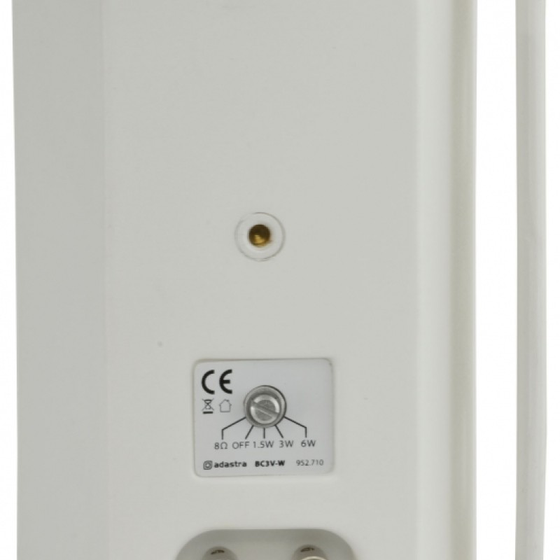 Adastra BC4V 4'' 20W Speakers White 952.712UK