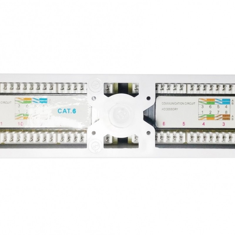 DigitMX NETPRO NP-CPP12C6W 12 Port CAT6 Wall Patch Panel