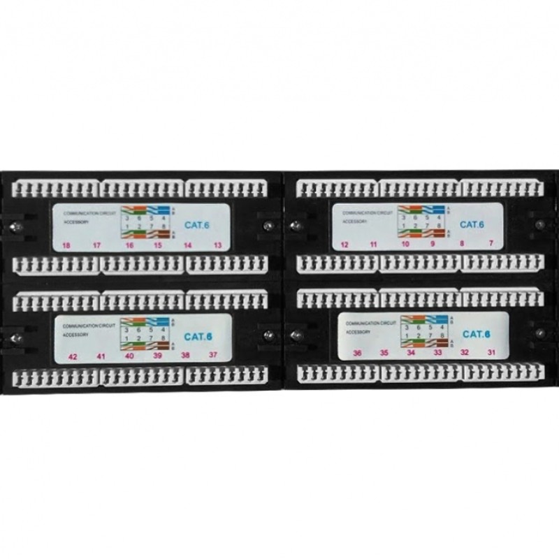 DigitMX NETPRO NP-CPP48C6 48Port CAT6 Patch Panel