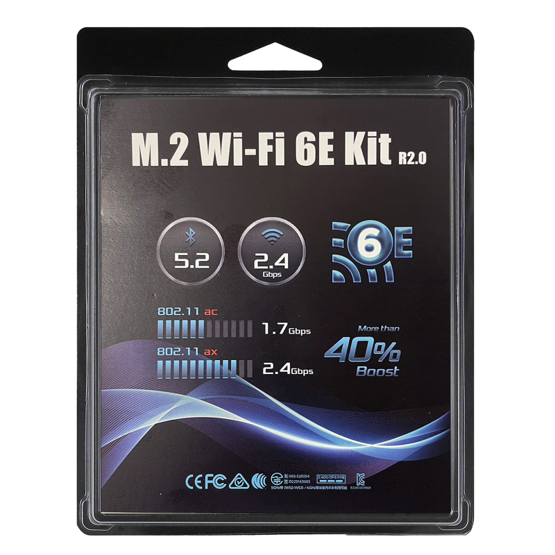 ASROCK Deskmini M.2 WiFi6E Kit R2.0 (AX210)