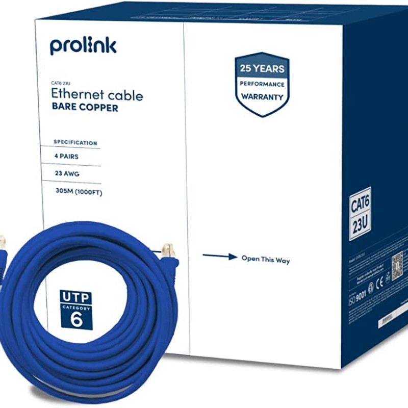 PROLINK CAT6 23AWG UTP NETWORK VABLE